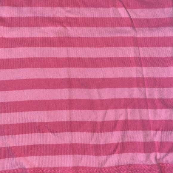 Hanna Andersson Striped Two Piece long john long sleeve Pajama Set sz 12 pink - Picture 8 of 9